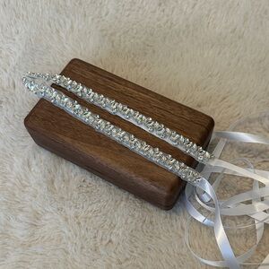 Sparkling Silver Crystal Belt
